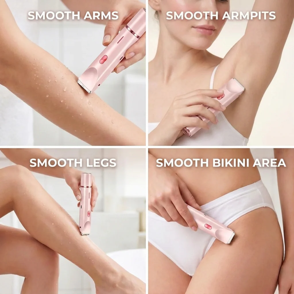 VELLOURA 2-in-1 Body Shaver