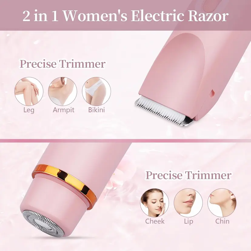 VELLOURA 2-in-1 Body Shaver