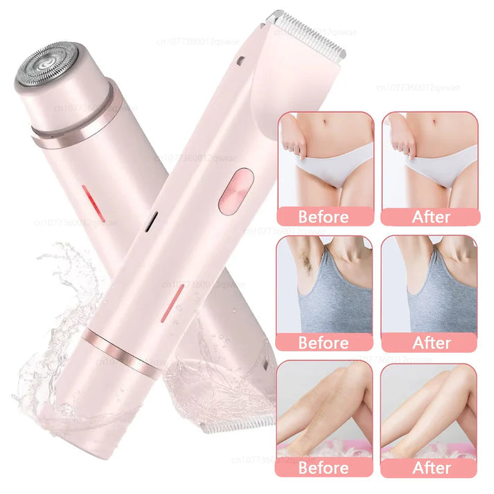 VELLOURA 2-in-1 Body Shaver